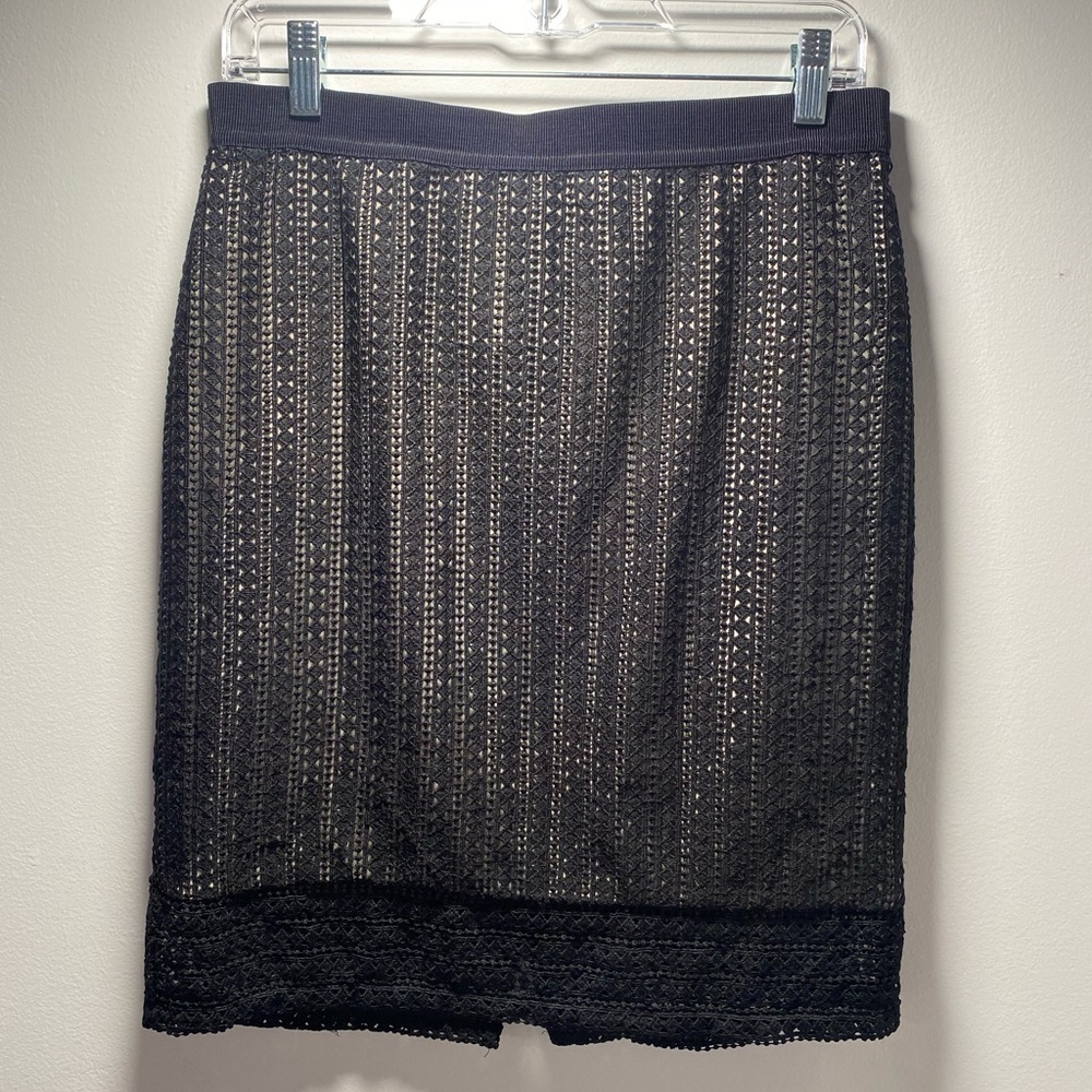 Ann Taylor Black Pencil Skirt | 6